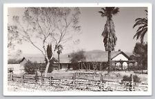Pomona California, Casa de Palomares House, Vintage RPPC Real Photo Postcard picture