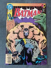 Batman #497 Newsstand DC Comic Book 1993 Iconic Bane Back Break Cover VF+ picture