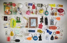 Collectible Keychains - Lot of 60 - Mixed Assortment – Vintage to Modern picture