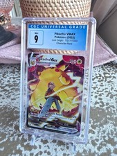 2022 PIKACHU VMAX TRAINER GALLERY HOLO #TG17/TG30 LOST ORIGIN CGC 9 picture