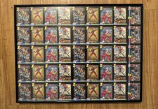 1992 Skybox Deadpool Cable Uncut Sheet From X force Autograph By Rob Lefield picture