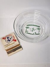 Old RARE Ambassador Hotel COCOANUT GROVE Night Club Ashtray and Matchbook Cover picture