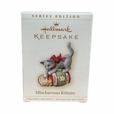 2006 Hallmark Mischievous Kittens Ornament - 8th In Series - Cat Treats picture