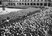 Netherlands Den Haag Gathering of Hollandse Volunteers To Fight Ge- Old Photo picture