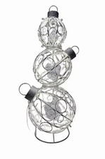 Disney 3FT. Stacked Ornament Mickey Decor Lights Up NEW IN BOX Christmas Decor picture