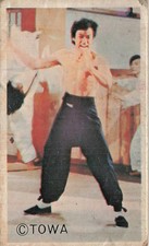 Vintage Jackie Chan Martial Arts Menko Card 6 Clubs Towa Flame Missile picture