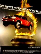 2005 Toyota Tacoma Truck Of The Year Original Print Ad 8.5 x 11