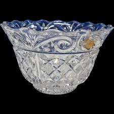 Sparkling Lead Crystal Glass Bowl Made In Poland 5.5