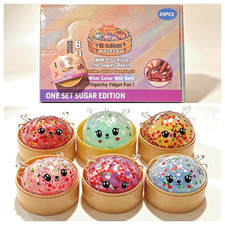 New 24 Pack Christmas Reindeer Dumpling Buns Mini Squishy Toys Sensory Bundle picture