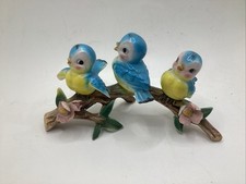 Vintage Norcrest Japan Blue Birds on a Branch MCM picture