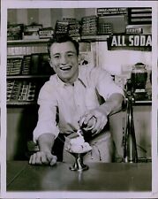 LG833 1950 Original Photo FORECAST Paddy Young Boxing Fighter Ice Cream Shop picture