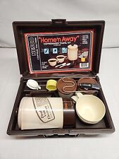 Vintage NESCO Home 'n Away Coffemaker Travel Kit 12 pc. Set Works picture