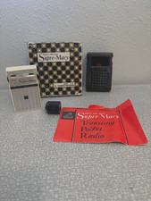 Vtg Macy’s  Transistor Radio Model M-8, Box + Ear Buds / Needs Battery Connecter picture