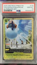 One Piece PSA 10 You're the One Who Should Disappear 115 PRB02 The Best VOL.2 picture