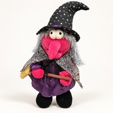 Vintage Rare PBC Jumping & Singing Witch 14” Working Animated Halloween Figure picture