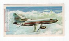 Lockheed L-1011 TriStar Wide Body Airliner Vintage Trade Card picture