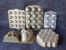 5 pieces of beehive bake pans, nordicware Busy Bee Bitelets, Beehive Cakelets, picture