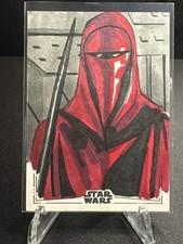 2026 TOPPS CHROME STAR WARS GALAXY - THE ROYAL GUARD - Sketch 1/1 picture