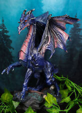Ebros Large Mythical Fantasy Nebula Midnight Dragon Home Decor Dragon Sculpture picture