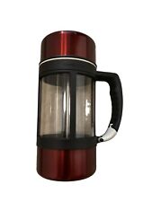 Starbucks 2004 24oz. Cherry Red  Extreme French Coffee Press w Carabiner Handle picture