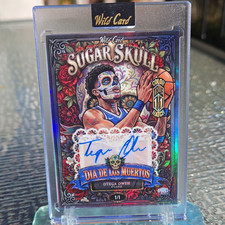 Wild Card Sugar Skull Ortega Oweh Dia De Los Muertos Auto 1/1 π₯ picture