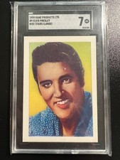 NEAR MINT ELVIS PRESLEY in 1959 Kane Disc Card. PSA Certified. picture