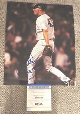 JEFF NELSON SIGNED 8X10 PHOTO NY YANKEES 4X WS INSC PSA/DNA AUTHENTIC #AM98290 picture