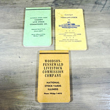 Vintage Cassidy & Woodson-Fennewald Pocket Notebooks 1956-1967 picture