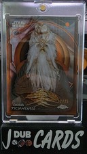 2026 Topps Chrome Star Wars Oppo Rancisis Orange Refractor 12/25 The Phatom Mena picture