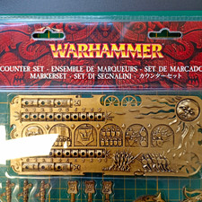 Warhammer Fantasy Battles Counter Set/Marker Set Gold, Manufacturer No. 65-09 picture