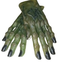 Vtg Topstone Green Monster Horrible Hands Frankenstein Halloween Costume Gloves picture