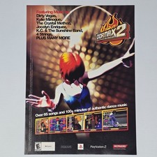 DDR Max 2 Dance Dance Revolution 2 PlayStation 2 PS2 Authentic Magazine Ad picture