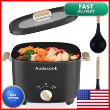 Audecook AHP-2.5L 2.5L Portable Nonstick Hot Pot Multicooker 1-3 Persons Black picture