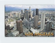 Postcard Aerial view of downtown Los Angeles California USA picture