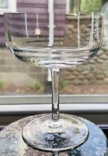 1960 German Minimalist Cocktail Glass Barware Rippled Rosethal Dou 901 Square-5 picture