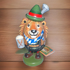 Käthe Wohlfahrt German Wooden Incense Smoker Duftl Männchen Bavarian Lion Smokie picture