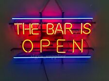 New The Bar Is Open Neon Light Sign 24