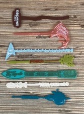 7 TIKI Bar Swizzle Stick Beachcomber Underground Bootlegger Porco Hidden Harbor picture
