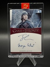 2022 Game of Thrones Joseph Quinn Koner Inscription Auto Rittenhouse HBO picture