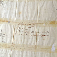 19th Century Handwritten Ledger Notes Signed David Allison & Yeager picture