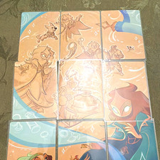 Ravensburger Disney Lorcana 9-Card Puzzle Art Non-Sport Lot Maleficent Lady picture