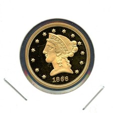 Liberty Coronet Head $5 1866 Style Fantasy Proof 1