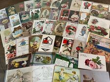 Big Lot of 50~Holiday Greetings Postcards~Xmas~Easter~Valentines~in sleeves~h227 picture