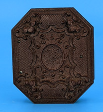 Antique Scovill Mfg Co Octagonal Union Case Thermoplastic Ninth Plate picture