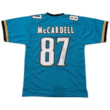 Keenan McCardell Autographed Jacksonville (Teal #87) Custom Jersey - JSA picture