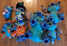Disney Lilo & Stitch Plush Stitch Lot Of 7 Stuffed Toys -- Read Description picture