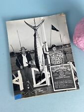 Balboa Angling Club 1952 Prize Marlin Photo Owen R. Bristow Mounted Photo picture