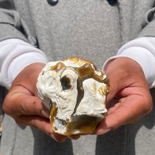 387g Large Natural Symbol Agate Eyes Crystal Quartz Collection Mineral Specimen picture