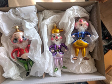 Christopher Radko Disney Snow White 7 Dwarfs Ornaments Set of 3, 1997 picture