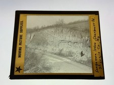 Antique Magic Lantern Slide Sangamon Loess on Charbonier Road Near St. Louis MO picture